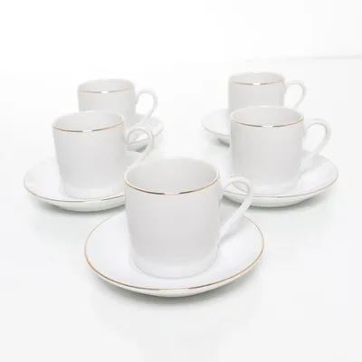 Serviesset (Wit, Goud)