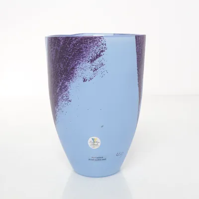 Vase (Blue, Purple) from Sea Glasbruk