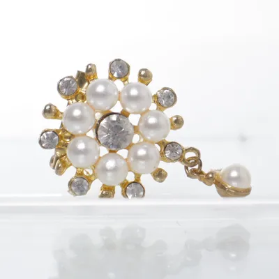 Broche (Goud, Wit, Beige, Zilver) Onbekend materiaal