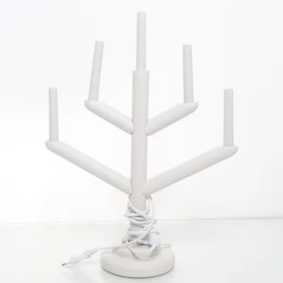 Elektrische adventskandelaar (Wit) van Gnosjö Konstsmide