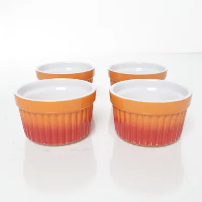 Serveerkom (Oranje, Rood)