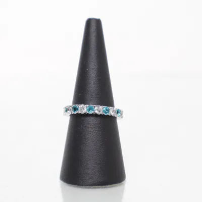 Ring (Silver, Blue) Unknown metal