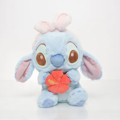 Gosedjur (Kawaii Stitch Plush With Flower - Disney) från Miniso