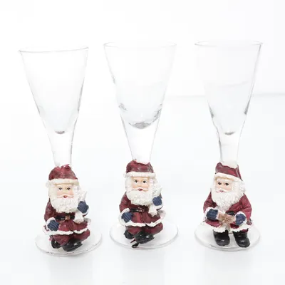 Snapsglas (Transparent, Röd, Flerfärgad)