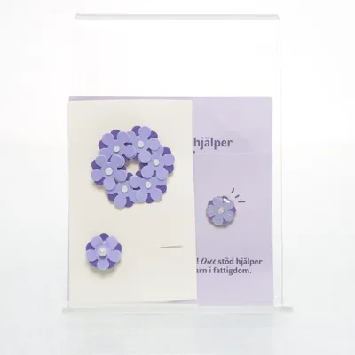 Broche (Lila) Onbekend materiaal