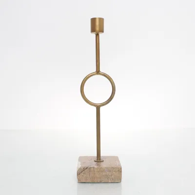 Kandelaar (Beige, Goud)
