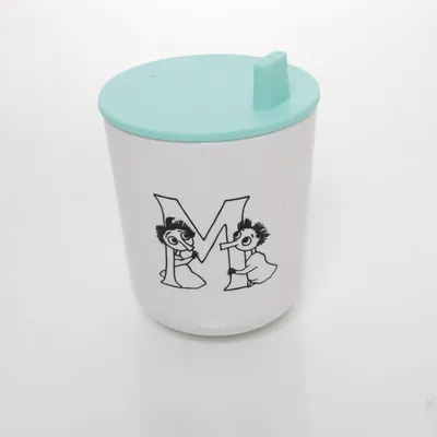 Sippy cup (White, Turquoise) from Rig Tig