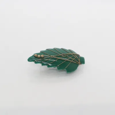 Broche (Groen) Onbekend materiaal