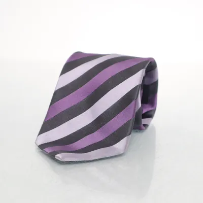 Tie (Gray, Purple) from Van Graaf Silk