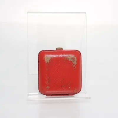 Table clock (Red) from Junghans