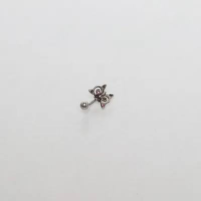Piercing sieraden (Zilver, Lila) Zilver