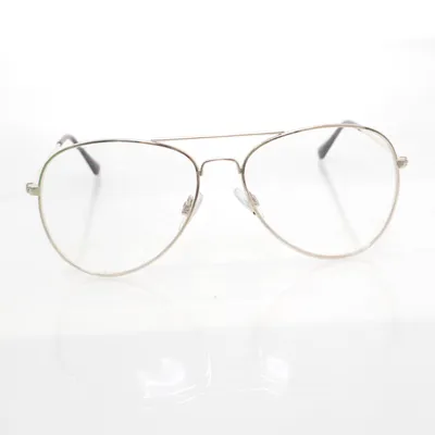 Glasögon (Silverfärgad, Brun)