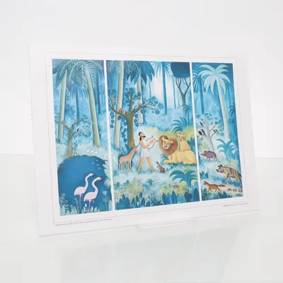 Kunstreplica (Blauw, Meerkleurig) van Lambert