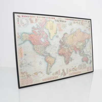 Map (Beige, Multicolored)