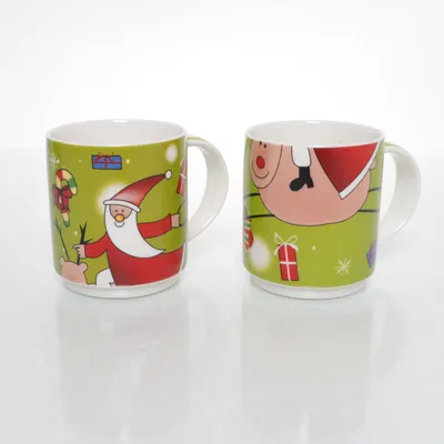 Mug (White, Multicolored)