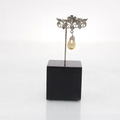 Broche (Zilver, Geel) Onbekend materiaal