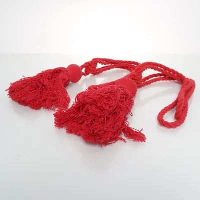 Curtain tieback  (Red)