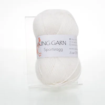 Yarn (White) from Viking Garn