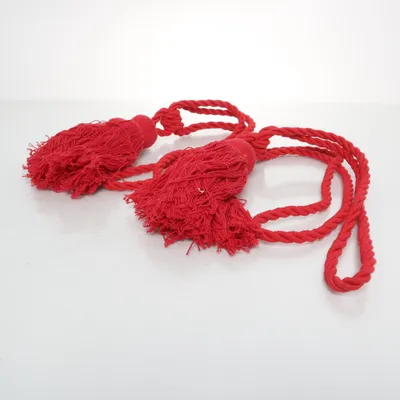Curtain tieback  (Red)