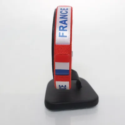 Armring (Röd, Vit, Blå) Okänd metall