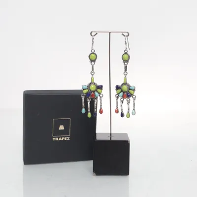 Earrings (Silver, Multicolored) from Sterling Silver