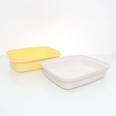 Bread bin (Gray, Yellow) from Tupperware