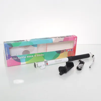 Selfiestick (Wit, Zwart) van Rollei