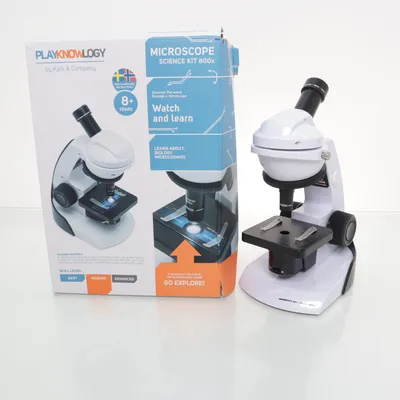 Microscope (White, Multicolored) from Play Know Logy
