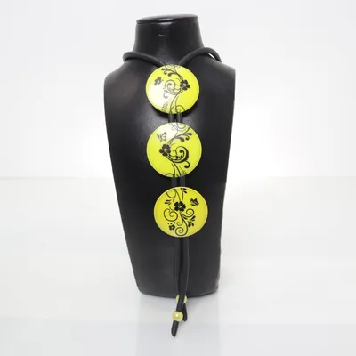 Bolo tie (Svart, Gul)