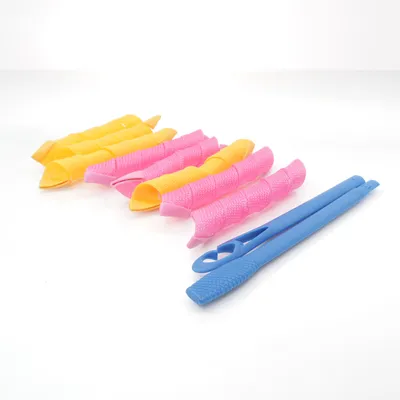 Hair rollers (Pink, Orange)
