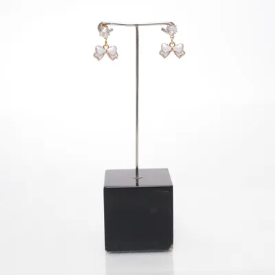 Oorbellen (Wit, Goud) Onbekend materiaal