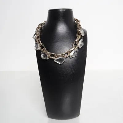 Necklace (White, Gold) from Kauf Dich Glücklich Unknown metal