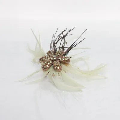 Brooch (Gold, Multicolored) Unknown metal