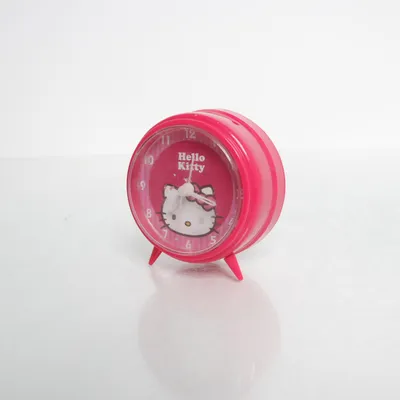 Table clock (Pink, Multicolored) from Sanri