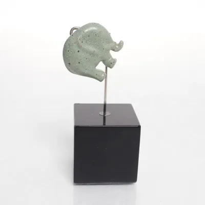 Brosch (Grön) Okänd metall