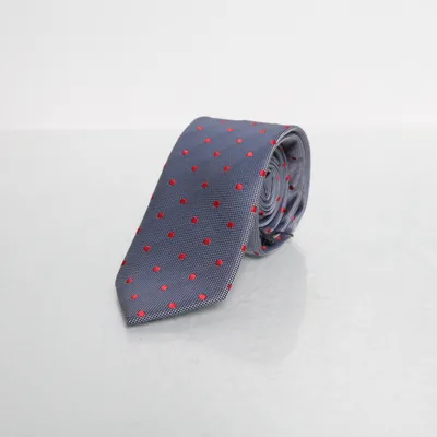 Stropdas (Grijs, Rood) van Angelo Litrico for C&A