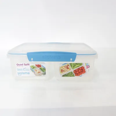 Lunch box (White, Blue) from Sistema