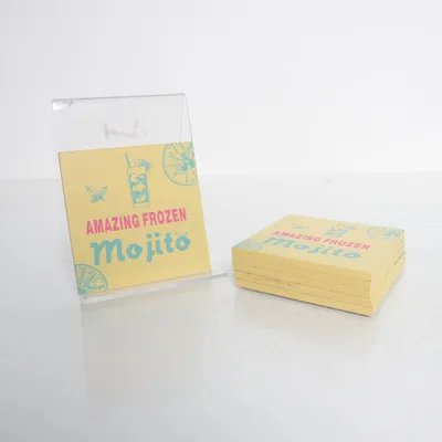 Coasters (Yellow, Green, Pink) from Mojito