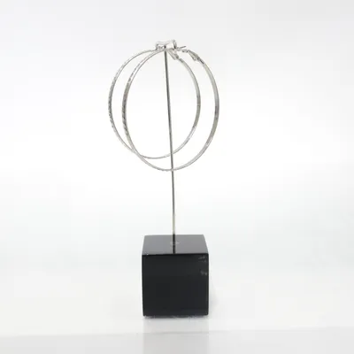 Örhängen (Silverfärgad) Okänd metall