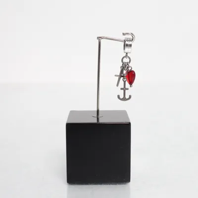 Hanger (Zilver, Rood) Onbekend materiaal