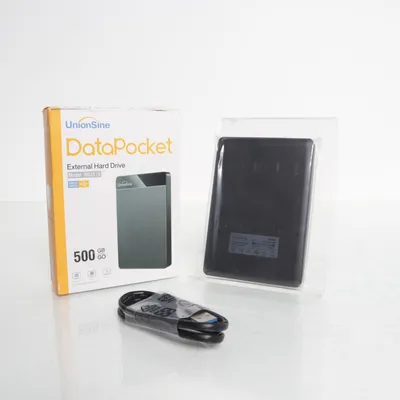Ekstern harddisk (Sort) fra Union