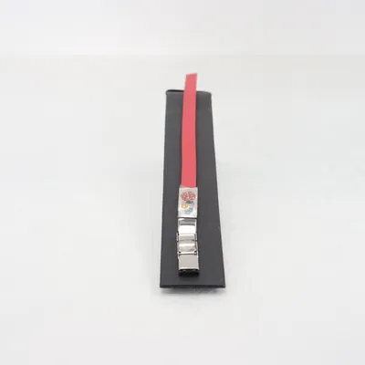 Armband (Rood) van Energetix Roestvrij staal
