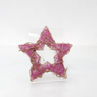 Juledekoration (Pink, Guld)