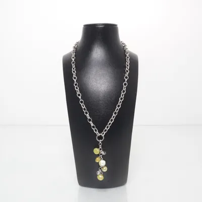 Necklace (Silver, Yellow) from Snö of Sweden Unknown metal