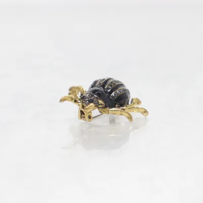 Broche (Zwart, Meerkleurig) Onbekend materiaal