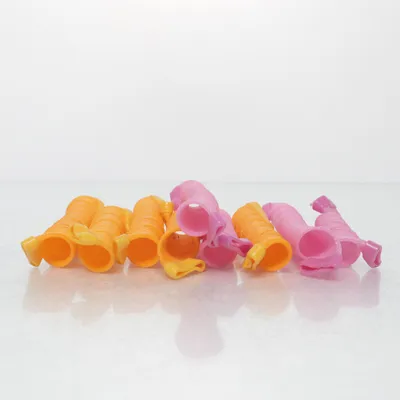 Hair rollers (Orange, Pink)
