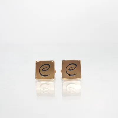 Manchetknopen (Goud) Onbekend materiaal