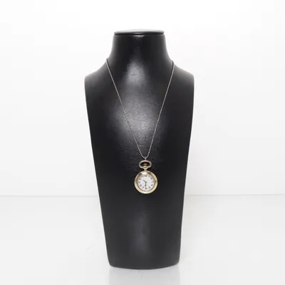 Necklace watch (Gold, Silver) from Back Unknown metal