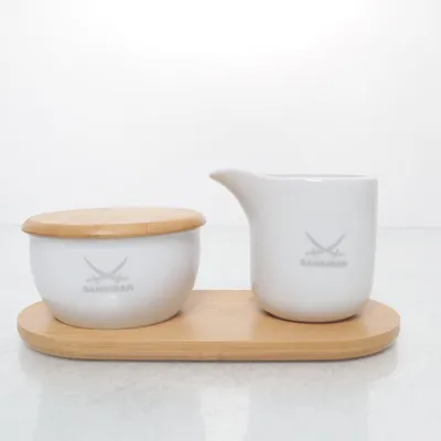 Serviesset (Beige, Wit) van Sansibar
