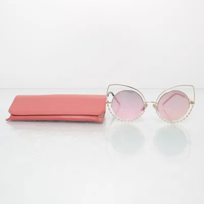 Sunglasses (Gold, Multicolored)